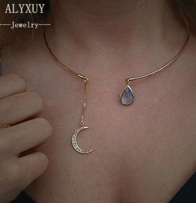 Moon Stone Crystal Necklace