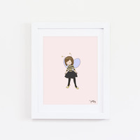 Dress Up Bumblebee Print - Thumbnail 2