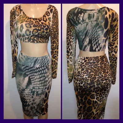 Green Leopard 2piece