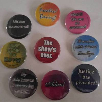 Persona 5 phantom thief button set