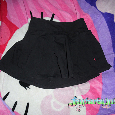 〖sold out〗royal bones hot topic black mini skirt sz. xs