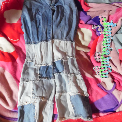 〖sold out〗moments patchy studded blue jeans sz. 3/4 - Thumbnail 5