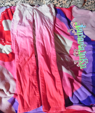 Pink Ombre Jeans Sz. 3