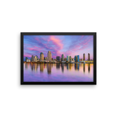 Framed San Diego Sunset