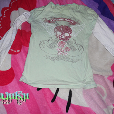 〖sold out〗lola rave vintage rock shirt sz. xs - Thumbnail 4