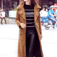 Vintage Style Long Coat - Thumbnail 2