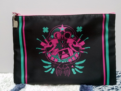 Spooky Zipper Bag (Pink)