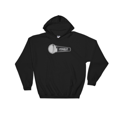 Lafayette comedy logo hooded sweatshirt