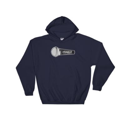 Lafayette comedy logo hooded sweatshirt