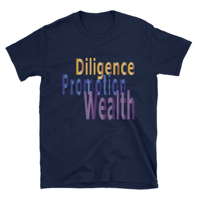 "diligence" short-sleeve unisex tee