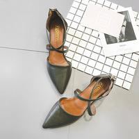 New ladies straps cross shoes shoes - Thumbnail 2