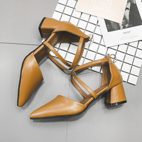 New ladies straps cross shoes shoes - Thumbnail 3