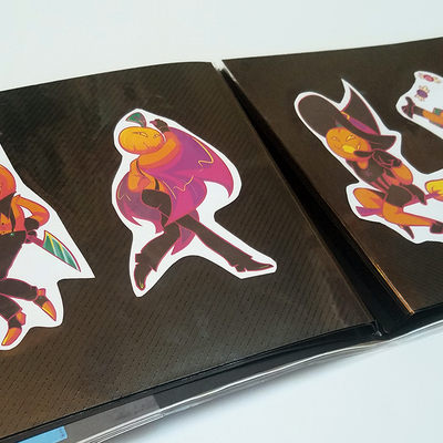 Pumpkin head sticker - Thumbnail 5