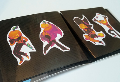 Pumpkin Head Sticker