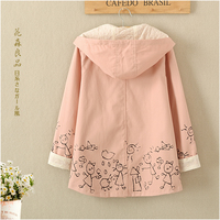 Mori girl cape style fall jacket - Thumbnail 3