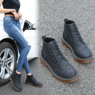 New England Martin boots flat boots