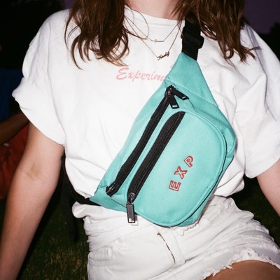 Turquoise shoulder bag