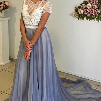 Long prom dress, elegant prom dress,discount prom dress,popular prom dress, tulle wedding dress, open back evening dress, pd17602