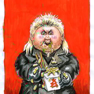 Lost boyd / dinin' david color rough - horrorible kids series 2 2017 - Thumbnail 2