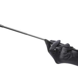 Black Extendable Cigarette Holder and Long Satin Glove Costume Accessory Set