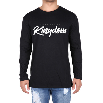Kingdom ls tee black (unisex)