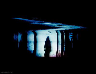 horrorglitch 001: the woman in black, large print (22" x 17")