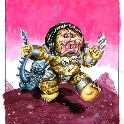 Fred a. tor / ugly em f'er color rough - horrorible kids series 2 2017 - Thumbnail 4