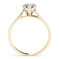 ENGAGEMENT RING SINGLE ROW CHANNEL SET - Thumbnail 4