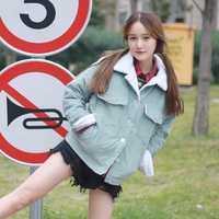 Corduroy pastel woolen jacket - Thumbnail 3