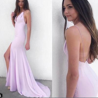 Z191 mermaid backless sexy custom made backless charming prom dress,prom dresses - Thumbnail 3