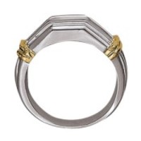 GENTS RING CHANNEL BANDS - Thumbnail 1