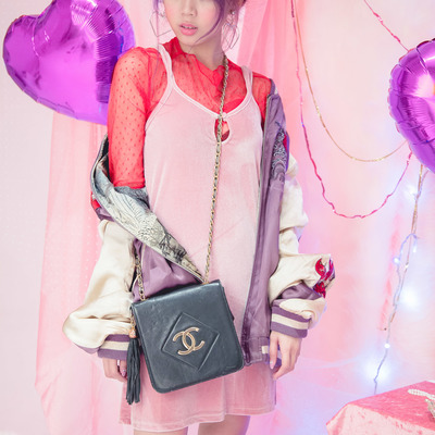 Amelia velvet dress by bubbles harajuku