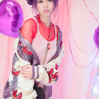 Amelia Velvet Dress by Bubbles Harajuku - Thumbnail 2