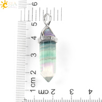 Fluorite Necklace Pendant  - Thumbnail 2