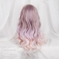 Harajuku Pastel Pink Gradient Wig - Thumbnail 4