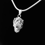 Sterling Silver Sugar Skull Pendant or charm-2