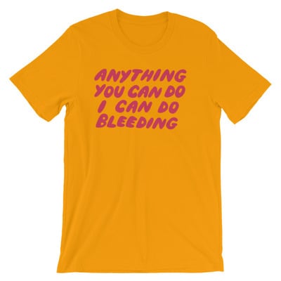 I can do bleeding mustard short-sleeve unisex t-shirt