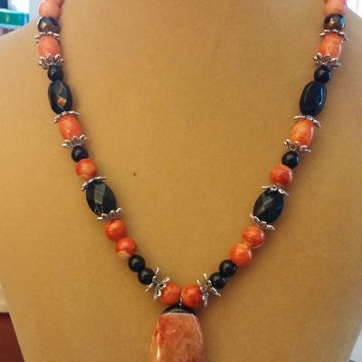 Harvest fest necklace & earrings