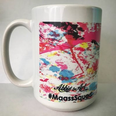Abbie's art coffee mug