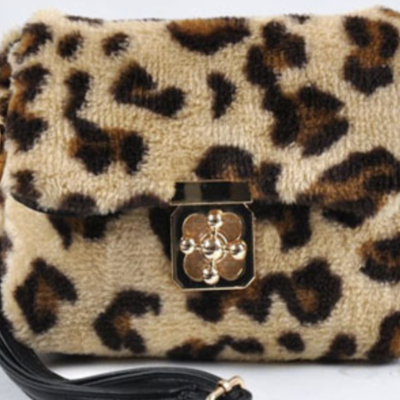Princess nari girls leopard handbag