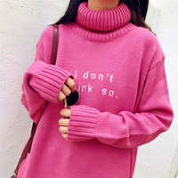 I don't think so Turtleneck Jumper Sweater - Thumbnail 1