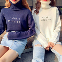 I don't think so Turtleneck Jumper Sweater - Thumbnail 3