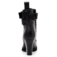 New leather boots high-heeled England Martin boots - Thumbnail 3