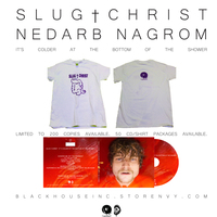 Slug Christ x Nedarb Nagrom "It's Colder At The Bottom..." CD/SHIRT. - Thumbnail 1
