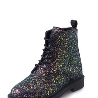 Beautiful color sequins boots - Thumbnail 1