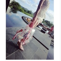 Harajuku Cute See Through Transparent Backpack - Thumbnail 4