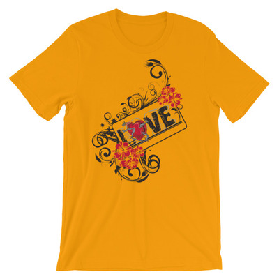 Love emblem short-sleeve unisex t-shirt