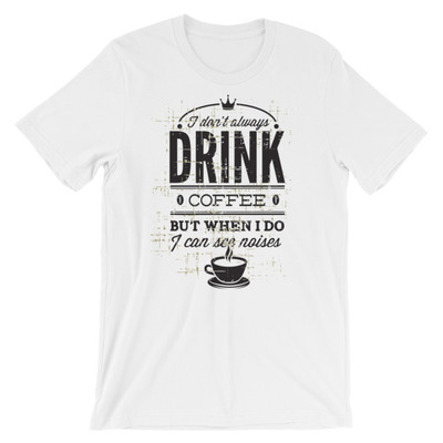 Coffee waking short-sleeve unisex t-shirt