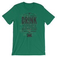 Coffee waking Short-Sleeve Unisex T-Shirt - Thumbnail 3