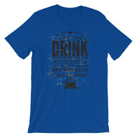 Coffee waking Short-Sleeve Unisex T-Shirt - Thumbnail 4
